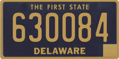 DE license plate 630084