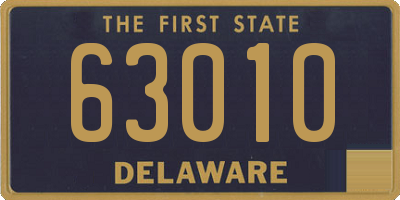 DE license plate 63010