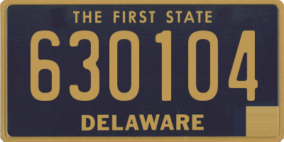 DE license plate 630104