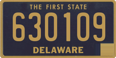 DE license plate 630109
