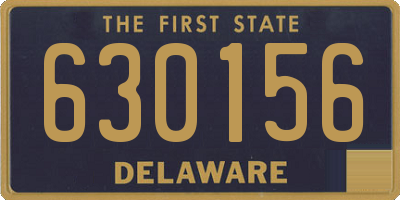 DE license plate 630156