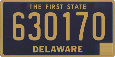 DE license plate 630170