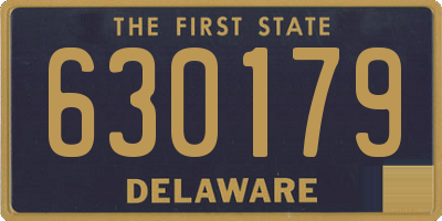 DE license plate 630179
