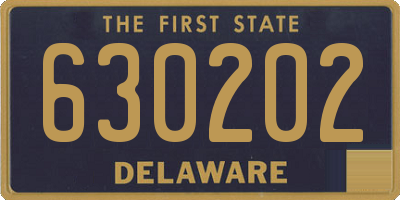DE license plate 630202