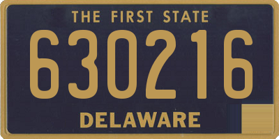DE license plate 630216