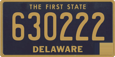 DE license plate 630222