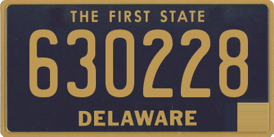 DE license plate 630228