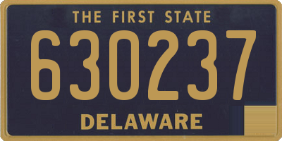 DE license plate 630237