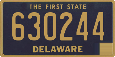 DE license plate 630244