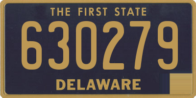 DE license plate 630279