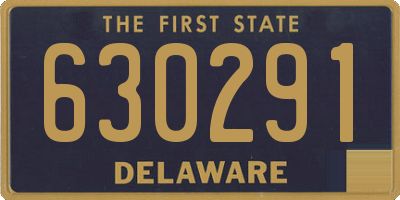 DE license plate 630291