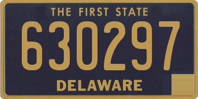 DE license plate 630297