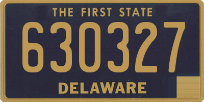 DE license plate 630327