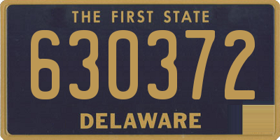 DE license plate 630372