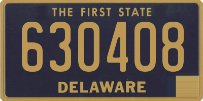 DE license plate 630408
