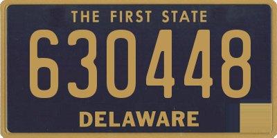 DE license plate 630448