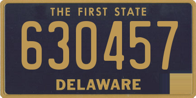 DE license plate 630457