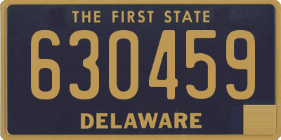 DE license plate 630459