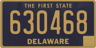 DE license plate 630468