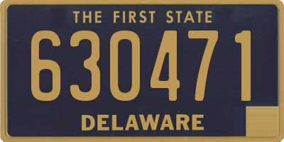 DE license plate 630471