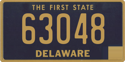 DE license plate 63048