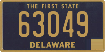 DE license plate 63049
