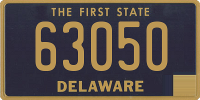 DE license plate 63050