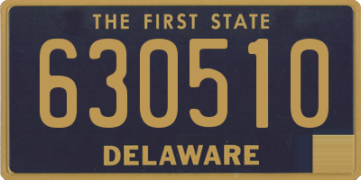 DE license plate 630510