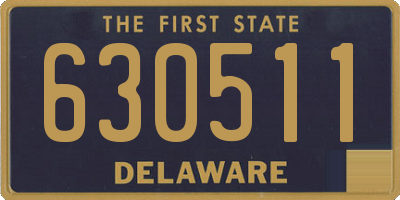 DE license plate 630511