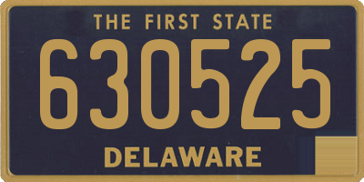 DE license plate 630525