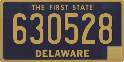 DE license plate 630528