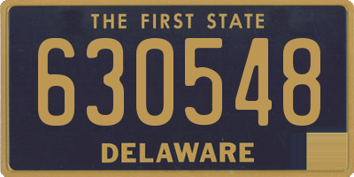 DE license plate 630548