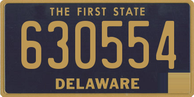 DE license plate 630554