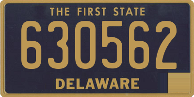 DE license plate 630562