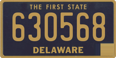 DE license plate 630568