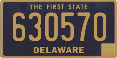 DE license plate 630570