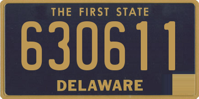 DE license plate 630611