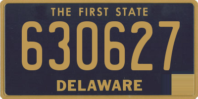 DE license plate 630627