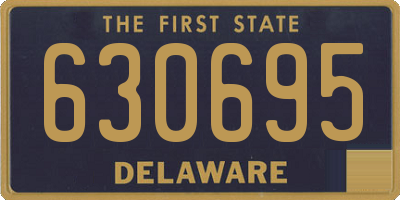 DE license plate 630695