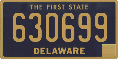 DE license plate 630699