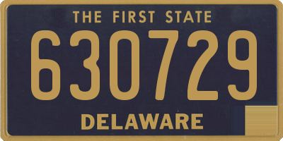 DE license plate 630729