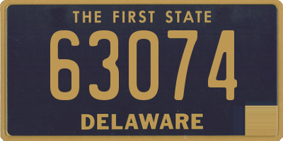 DE license plate 63074