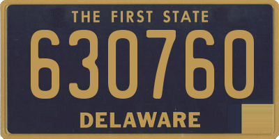 DE license plate 630760