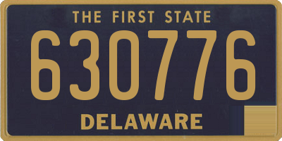 DE license plate 630776