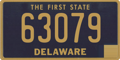 DE license plate 63079