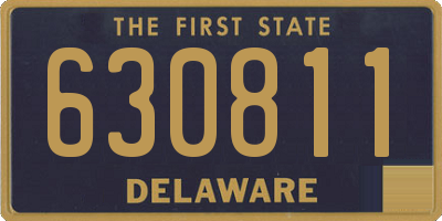 DE license plate 630811