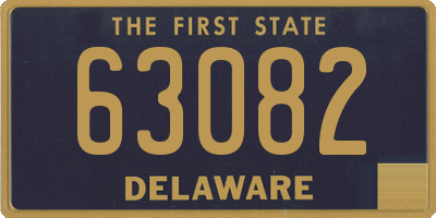 DE license plate 63082