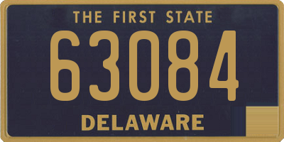 DE license plate 63084