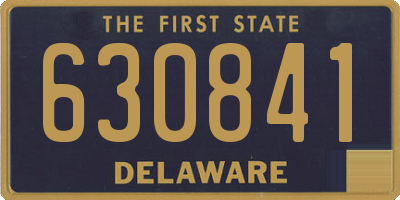 DE license plate 630841