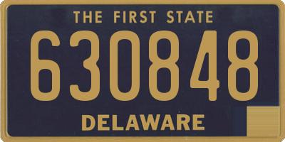 DE license plate 630848